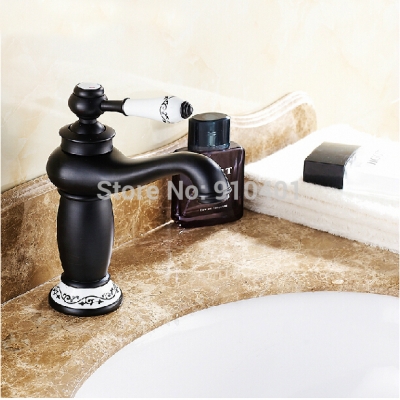 Wholesale And Retail Promotion Bathroom Oil Rubbed Bronze Bathroom Basin Faucet Single Handle Sink Mixer Tap [Oil Rubbed Bronze Faucet-3705|]