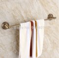 Wholesale And Retail Promotion Euro Style Bathroom Antique Brass Wall Mount Towel Rack Holder Single Towel Bar