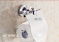 Wholesale And Retail Promotion NEW Bathroom Chrome Brass Wall Mounted Toilet Paper Holder Tissue Bar With Cover