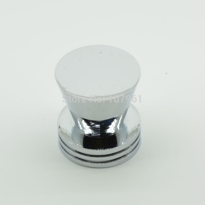 round flat top zinc alloy single hole cabinet knobs and hardware16g chrome cheap cabinet knobs and pulls