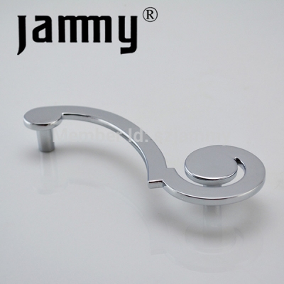 1 pair 2014 new fashion Artistic type design Nickel finished double design handle dresser drawer cabinet handles