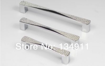 10pcs K9 Crystal Super Light Cabinet Handle Imitation Diamond Crystal Handles Drawer Pulls Knobs Glass Furniture Bulk Price