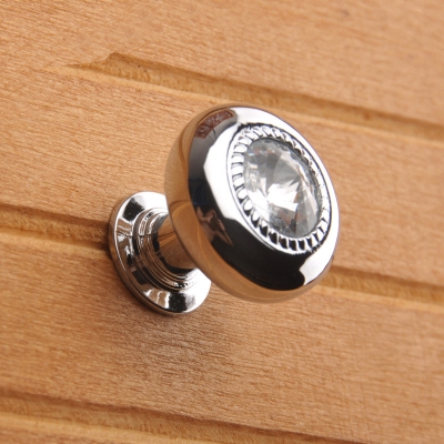 10pcs Small Cabinet Kitchen Knobs And Handles Dresser Drawer Door Knob Zinc Alloy with K9 Crystal