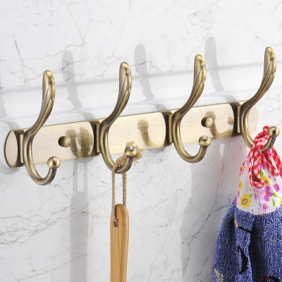 Bathroom Accessories Antique Bronze stainless steel robe hook, clothes hanging hook coat towel hanger