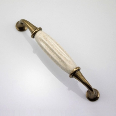 Ceramic handle The drawer pull Cabinet handle Zinc alloy handle
