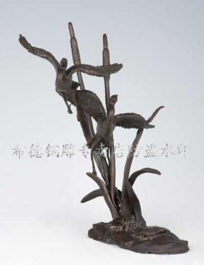 Copper sculpture housewarming gift Bronze decoration bird dw-088 [Bronzesculpture-80|]