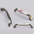 Tulip Ceramic Cabinet Handles Cupboard Drawer Handles Pulls Knobs 128mm Hole spacing A1154