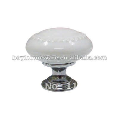 Unique embossed ceramic zamak knobs hand craft fancy knob handle wholesale and retail shipping discount 100pcs/lot PA0-PC