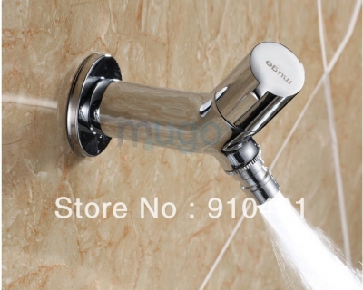 Wholesale And Retail Promotion Bathroom Washing Machine Faucet Chrome Brass Wall Mounted Mop Pool Tap Cold Tap [Floor Drain & Pop up Drain-2625|]