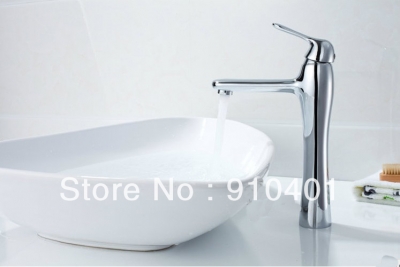 Wholesale And Retail Promotion Chrome Brass Bathroom Basin Faucet Single Handle Vanity Sink Countertop Mixer Tap [Chrome Faucet-1159|]