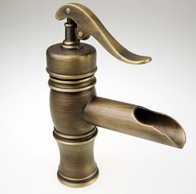 Wholesale And Retail Promotion Classic Style Antique Brass Finish Pure Centerset kitchen Faucets Mixer Tap [Antique Brass Faucet-269|]