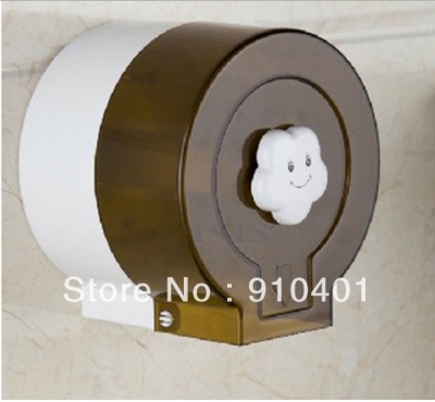 Wholesale And Retail Promotion Lovely Waterproof Toilet Roll Paper Holder Tissue Paper Box Black Yellow Color [Toilet paper holder-4569|]