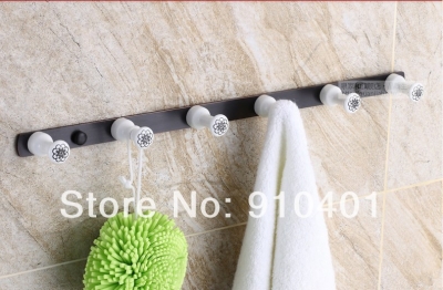 Wholesale And Retail Promotion Luxury Euro Style Oil Rubbed Bronze Bathroom Hooks Wall Mounted Towel Hangers