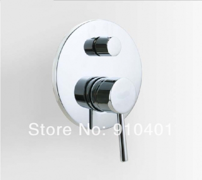Wholesale And Retail Promotion Solid Brass Chrome In Wall Mixer Control Valve for Shower Faucet With Diverter [Bath Accessories-597|]