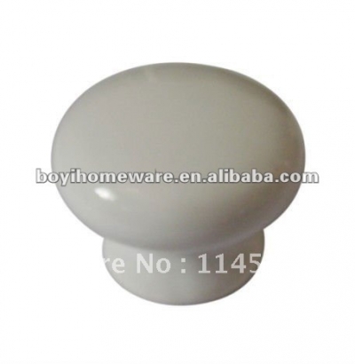 white ceramic knobs round knobs furniture accessories wholesale and retail shipping discount 100pcs/lot N0