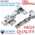 (4 pieces/lot)LICHEN105 Degree 304 stainless steel Embed Hinges Soft-close Hinges Cabinet Cupboard Hinges