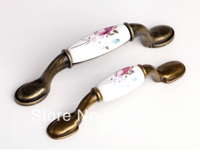 -76mm tulip bronze handle and knobs / drawer pull /furniture hardware handle / door pull C:76mm