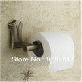 Wholesale And Retail Promotion Antique Brass Wall Mounted Flower Carved Toilet Paper Holder Tissue Bar Holder
