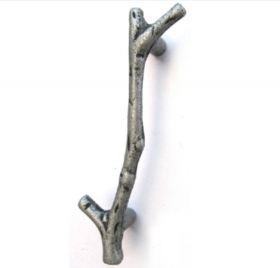 Home Hardware Silver Handle Branch Door Cabinet Twig Drawer Pulls(C.C.:96mm,Length:121mm) [AluminumCabinetHandle-12|]