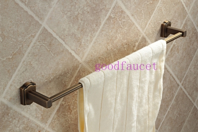 Luxury Wall-mounted Towel Racks towel rail antique bronze towel holder single towel tier