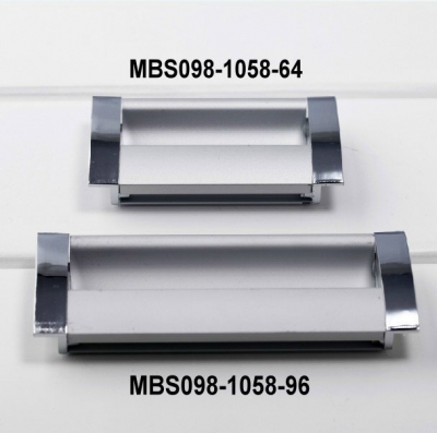 Modern MBS098-1058-96 Cabinet Wardrobe Cupboard Knob Drawer Invisible Door Pulls Handles MBS098-2