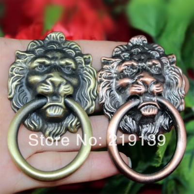 NEW Lion Head Zinc Alloy Antique Furniture Drawer Dresser Handle Cabinet Pulls And Knobs
