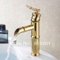 Wholesale And Retail Promotion Contemporary Bathroom Basin Faucet Bamboo Vanity Sink Mixer Tap Single Handle