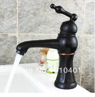 Wholesale And Retail Promotion Modern Elegant Oil Rubbed Bronze Bathroom Faucet Single Handle Sink Mixer Tap [Oil Rubbed Bronze Faucet-3751|]