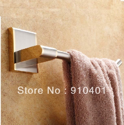 Wholesale And Retail Promotion Modern Square Wall Mounted Antique Golden Towel Ring Towel Rack Holder Towel Bar [Towel bar ring shelf-4981|]