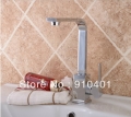 Wholesale And Retail Promotion NEW Polished Chrome Brass Kitchen Bar Sink Faucet Swivel Spout Vessel Mixer Tap