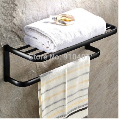 Wholesale And Retail Promotion Oil Rubbed Bronze NEW Bathroom Towel Bar Bathroom Wall Mounted Towerl Rack Bar [Towel bar ring shelf-4926|]
