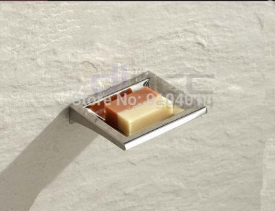 Wholesale And Retail Promotion Soap Dish Holder Square Soap Basket Holder Wall Mounted [Soap Dispenser Soap Dish-4224|]