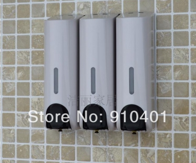 Wholesale And Retail Promotion Wall Mounted Bathroom Hotel Square White Soap Dispenser Wall Mounted Shampoo Box [Soap Dispenser Soap Dish-4268|]