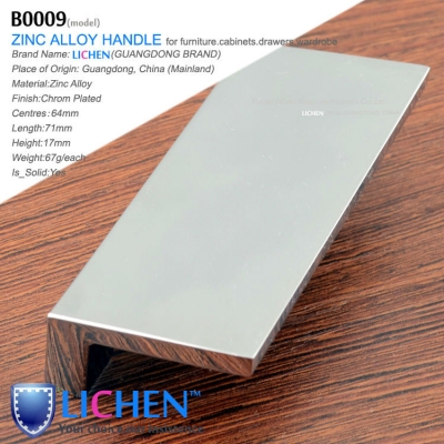(4pcs/lot) LICHEN Cabinet Drawer Furniture Handles for furniture Square Modern zinc alloy handle [Furniture Handle-75|]