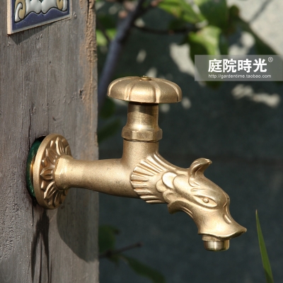 Brass Copper animal faucet tap pool tap garden tap garden hardware garden bibcocks