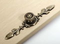 Bronze Handles Vintage Antique Cupboard Cabinet Drawer Door Knob Pulls 120mm 4.72