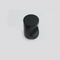Cabinet Knob Handle Space Aluminum Solid Black Cupboard Drawer Kitchen Handles Pulls Single Hole 18mm