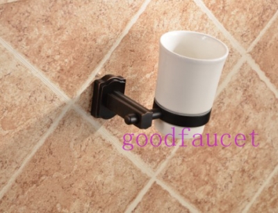 Copper fashion oil rubbed bronze toothbrush cup holder copper bathroom accessories single cup holder wall mount