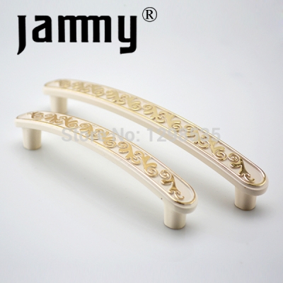 Hot selling 2014 Ivory White furniture decorative kitchen cabinet handle high quality armbry door pull