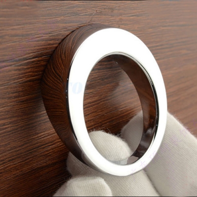 Modern Simple Single hole small knob Round zinc alloy bright chrome furniture handle Kitchen/Drawer/Cupboard pull