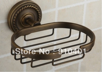 NEW Euro Classic Antique Brass Soap Dish Holder Wall Mount Bathroom Accessaries