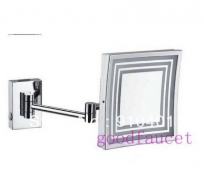 Wholesale / Retail Bathroom Beauty NEW 3X Cord Next Generation LED Light Vanity MakeUp Magnifying Mirror 1 Side