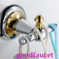 Wholesale / Retail Wall Mounted Bathroom Shower Chrome Towel / Coat Robe Hooks & Hangers Hook Bathing Accessories