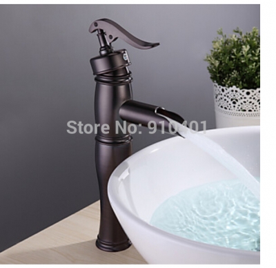 Wholesale And Retail Promotion NEW Oil Rubbed Bronze Bathroom Basin Faucet Single Handle Vanity Sink Mixer Tap [Oil Rubbed Bronze Faucet-3818|]