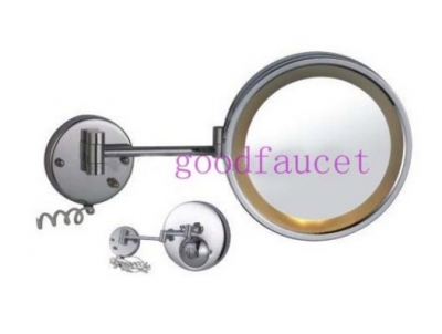 Wholesale And Retail Wall Mounted Bathroom Make up Mirror Only Side Illuminated LED Lighted 3X Magnifying Mirror