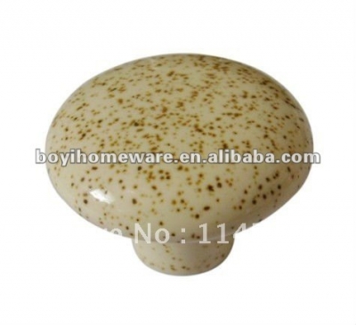 speckle round ceramic knobs wholesale and retail shipping discount 100pcs/lot P71