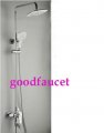 wholesale and retail Wall Mounted Bathroom Rain Shower Mixer Tap Set With Tub Faucet Shower Set Chrome Finish