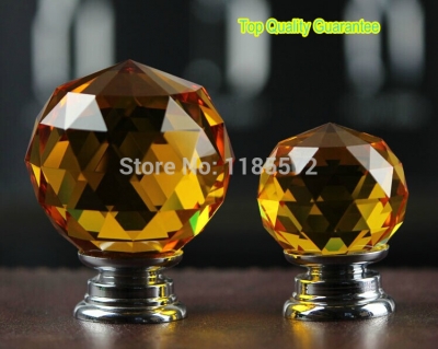 40mm Clear K9 Crystal Glass Dresser Knobs for kitchen Cabinet bedroom cabinet [crystalglasshandles-119|]