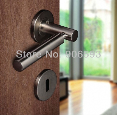 6pairs lot free shipping stainless steel modern door handle/handle/lever door handle/AISI 304 [Modern style stainless steel door handle-105|]