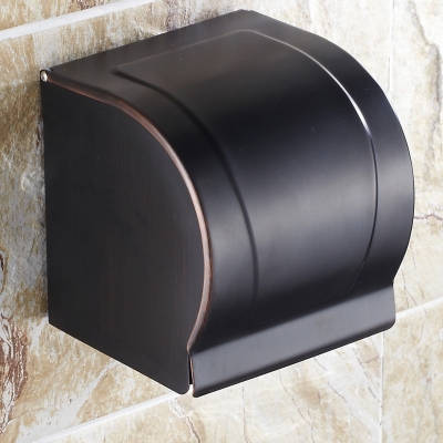 Black bronze antique copper tissue box paper holder toilet paper box wall health carton shelf [BathroomAccessories-29|]